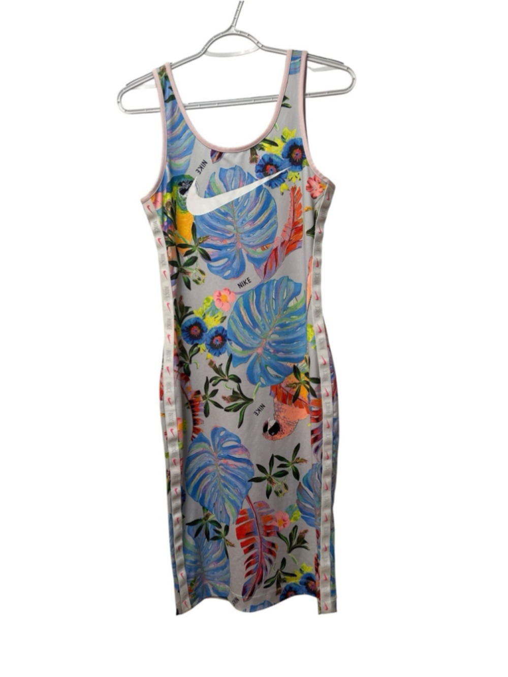 NIKE Tropical Outdoor Activewear Tank Dress Womens Small Golf, Walking, Fishing - Picture 17 of 17